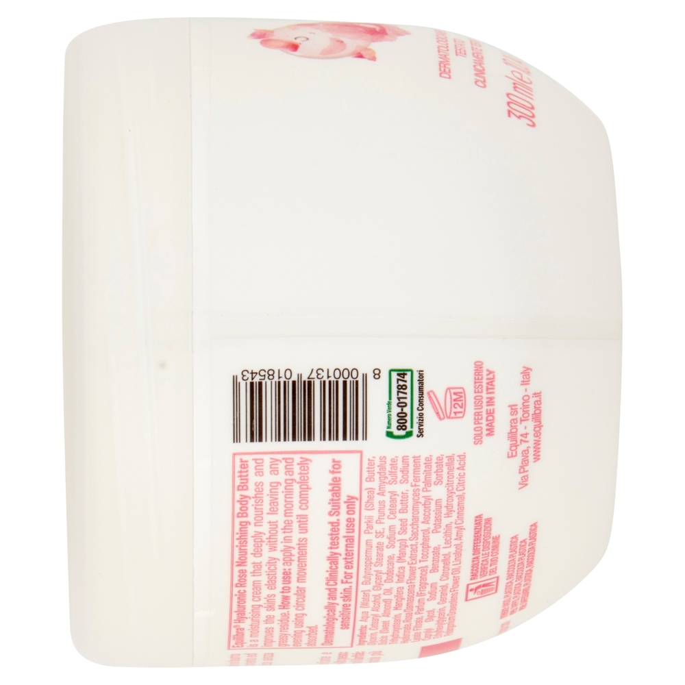 equilibra Rosa Ialuronica Burro Corpo Nutriente 300 ml